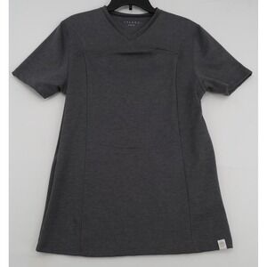 Lalabu Dad Shirt Carrier Pouch Charcoal Gray Heather V-Neck Medium